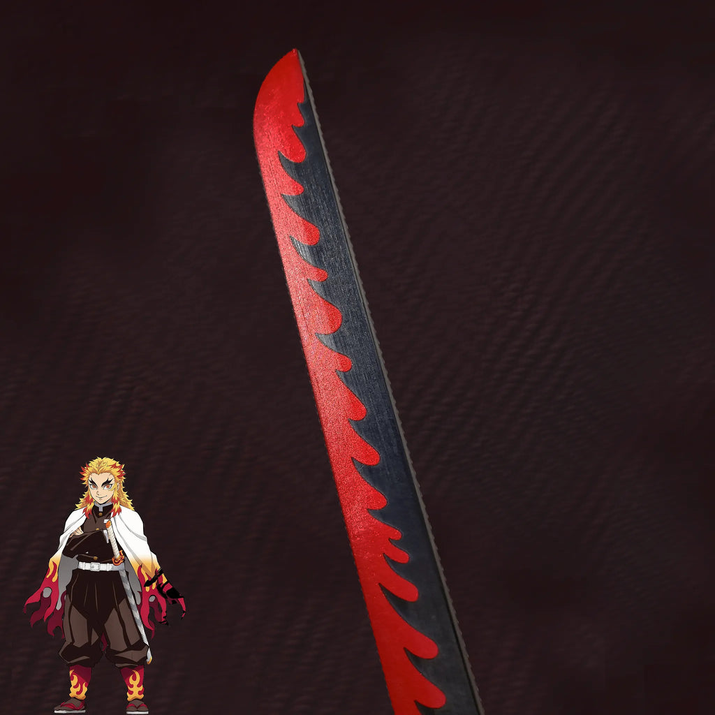 Nichirin de flame de Kyojuro Rengoku