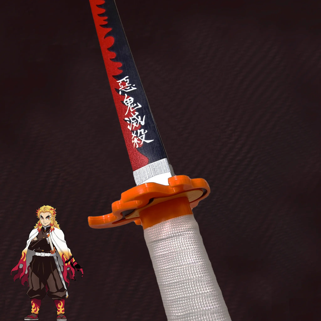Nichirin de flame de Kyojuro Rengoku