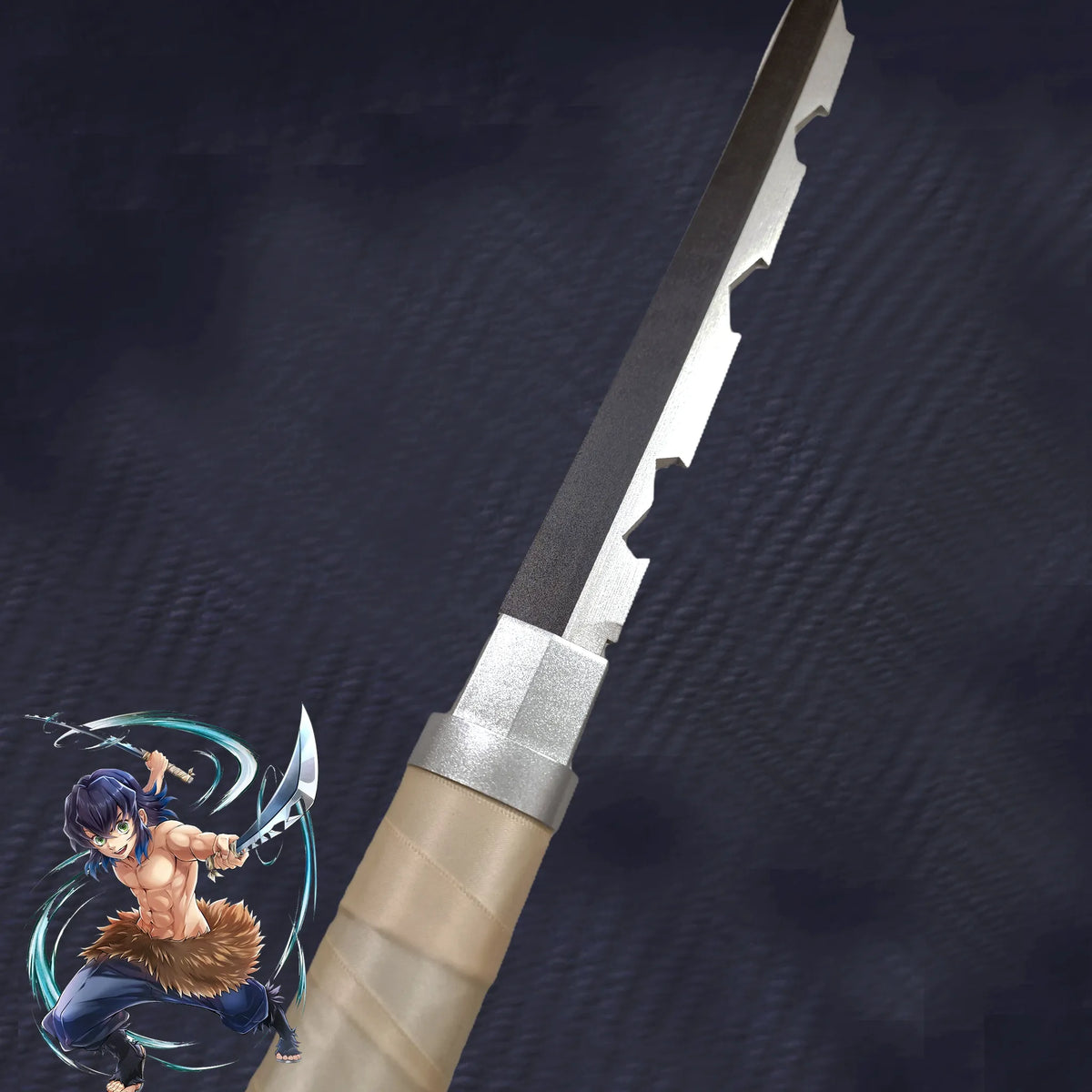 Nichirin de bete d'Inosuke Hashibira